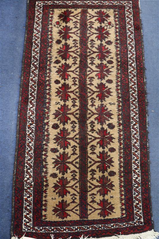 A Balochistan rug, 110 x 57cm